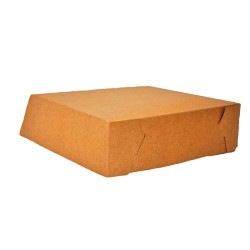 Brown Cake Box