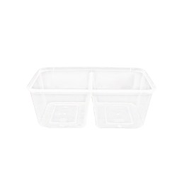 2 Compartment Rectangular Base with Lids